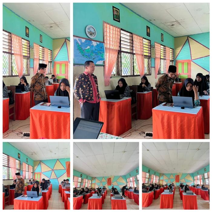 Monev ANBK, Ka. Kankemenag Apresiasi Penyelenggaraan ANBK di MAN 2 Bungo