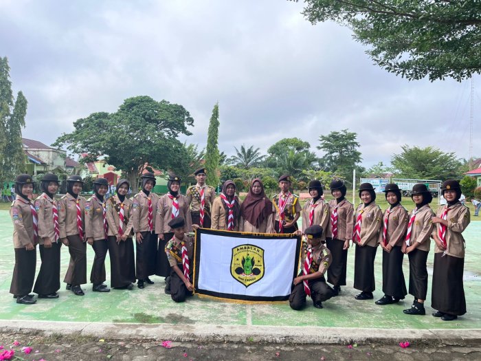 Resmi, 17 Anggota Pramuka MAN 2 Bungo telah Dilantik Menjadi Penegak Laksana Ambalan Rangkayo Hitam-Putri Pinang Masak