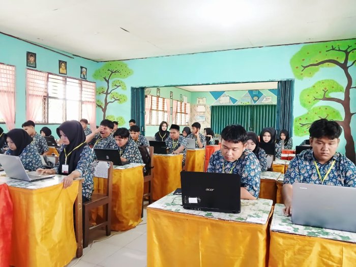 Semangat Tak Surut, Sesi Terakhir Ujian TKA di MAN 2 Bungo Berlangsung Lancar dan Penuh Antusiasme