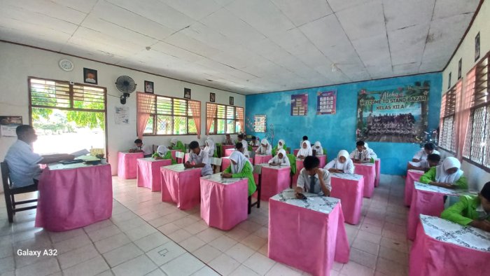 ASAS Sesi 1 di MAN 2 Bungo Berjalan Lancar, Siswa Fokus dan Suasana Kondusif