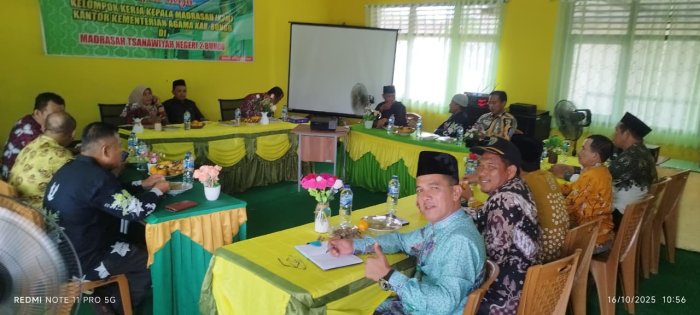 Kepala MAN 2 Bungo Hadiri Rapat Koordinasi K3M Negeri Di MTsN 2 Bungo