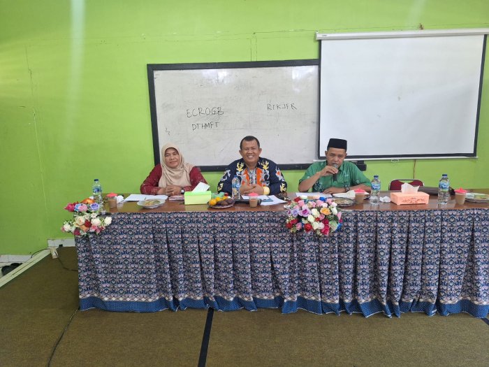 K3M Kemenag Kabupaten Bungo mengelar rapat koordinasi Bersama Di MTsN 1 Bungo