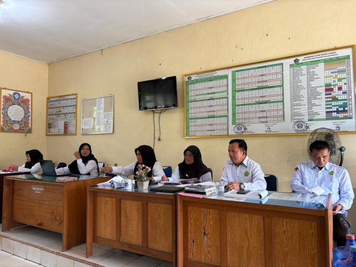 MAN 2 Bungo Gelar Rapat Pembagian Tugas Semester Genap Tahun Pelajaran 2025/2026