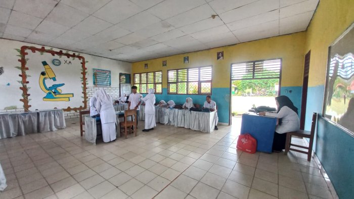 Posyandu Remaja Kembali Sambangi MAN 2 Bungo, Puskesmas Muara Bungo II Fokuskan Edukasi Kesehatan Siswa