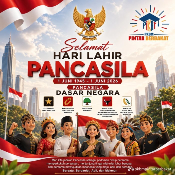 MAN 2 Bungo Mengucapkan Selamat Hari Lahir Pancasila 1 Juni 2026: Memperkokoh Persatuan dan Semangat Kebangsaan
