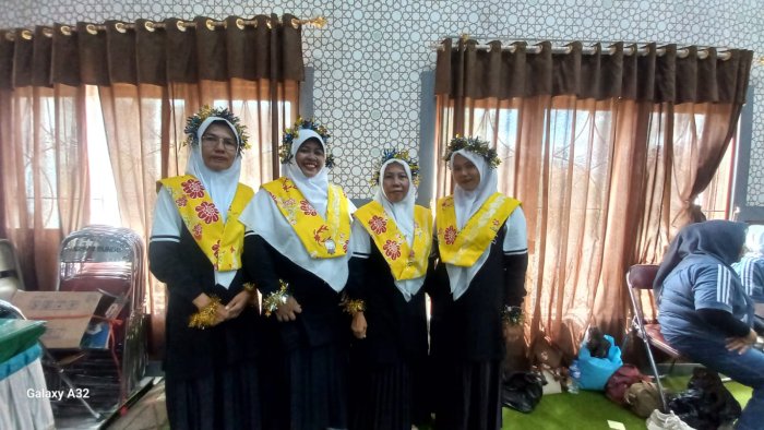 Semarak HAB ke-80 Kemenag, Tim Guru MAN 2 Bungo Tampil di Lomba Estafet Lagu