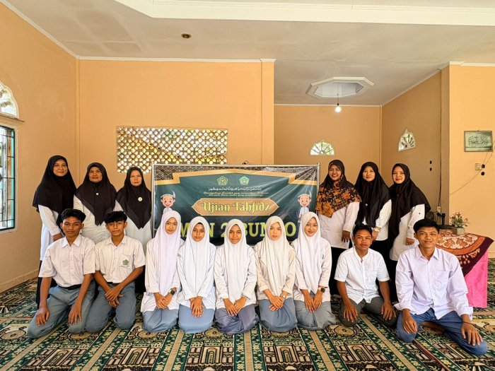 Semangat Menghafal Al-Quran, MAN 2 Bungo Laksanakan Ujian Tahfidz