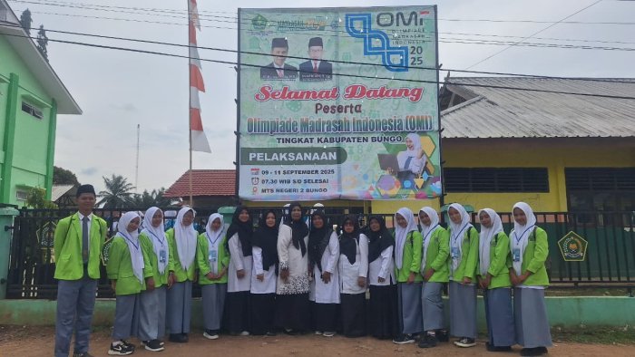 Pacu Prestasi, 18 Siswa MAN 2 Bungo Ikuti Olimpiade Madrasah Indonesia  Tahun 2025 Tingkat Kabupaten