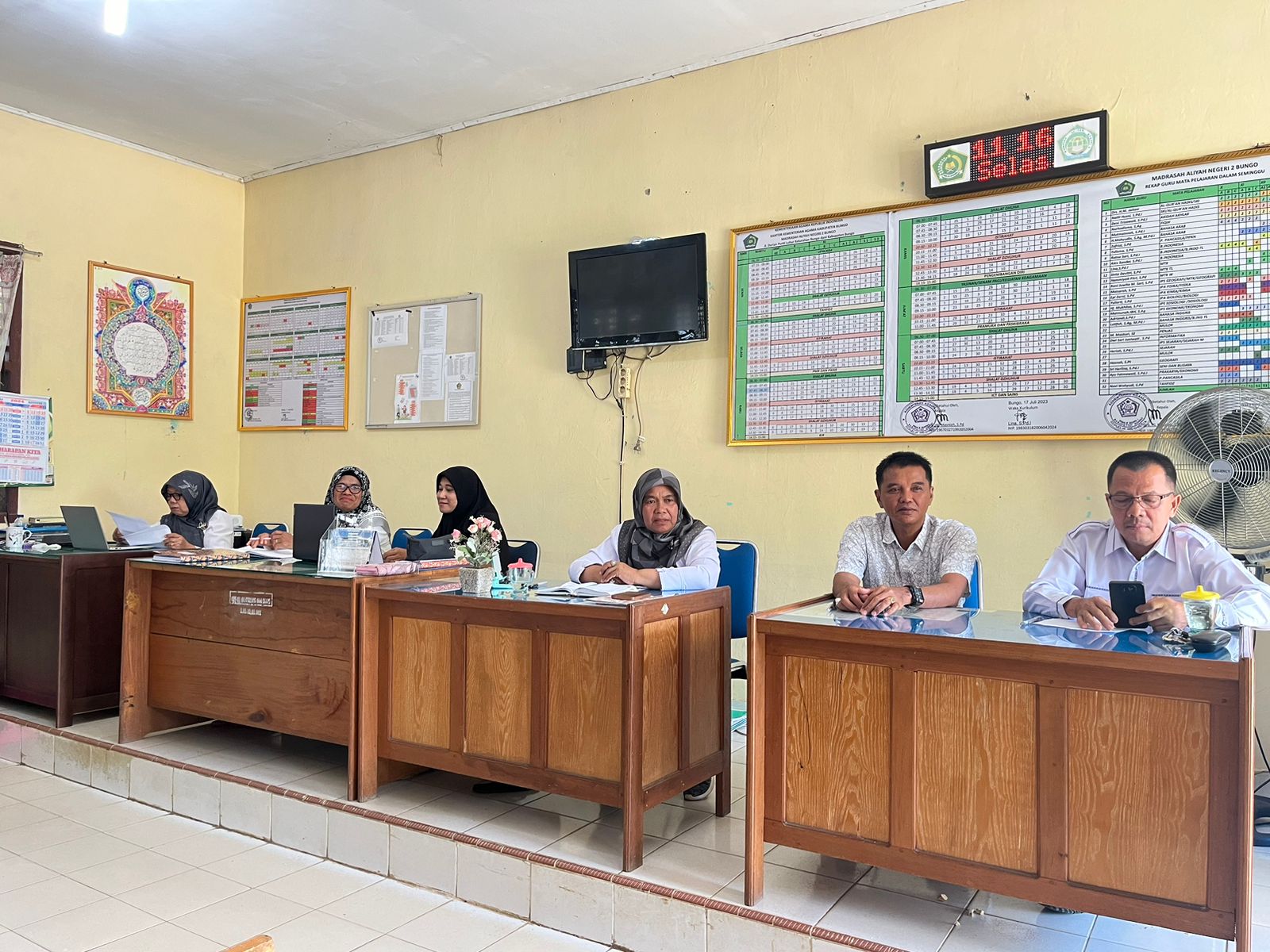 RAPAT PEMBAGIAN TUGAS TAPEL 2024/2025, KEPSEK TEGASKAN BEBERAPA HAL