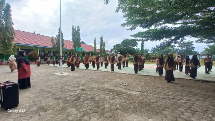 MAN 2 Bungo Gelar Latihan Senam Serentak Jelang Lomba Pensi Antar Kelas