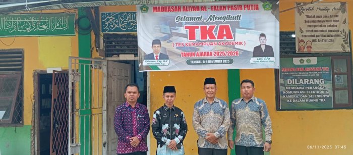 Bapak Adiyo Putra Jaya, S.Pd Menjadi Pengawas TKA di MAS Al Falah, Bertepatan dengan Monitoring Ka. Kemenag Kab. Bungo