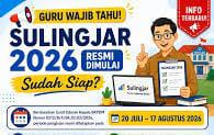 Guru MAN 2 Bungo Wajib Mengisi Sulingjar Tahun 2026 Periode 20 Juli - 17 Agustus 2026 Guru MAN 2 Bungo Wajib Mengisi Sulingjar Tahun 2026 Periode 20 Juli - 17 Agustus 2026