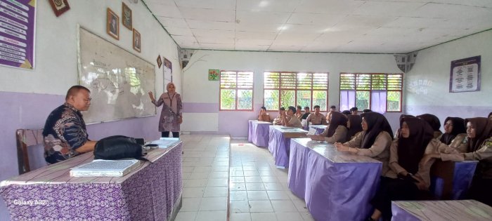 Kunjungan P3LP Puskesmas, Siswa Kelas XI MAN 2 Bungo Diedukasi Pola Hidup Sehat