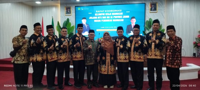 Kepala MAN 2 Bungo Ikuti Rapat Koordinasi KKM MTs dan MA Se-Provinsi Jambi