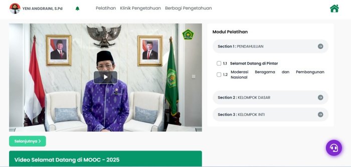 Tingkatkan Kompetensi Administrasi, Staf TU MAN 2 Bungo Ikuti Pelatihan Teknis E-Kinerja di Pintar Kemenag
