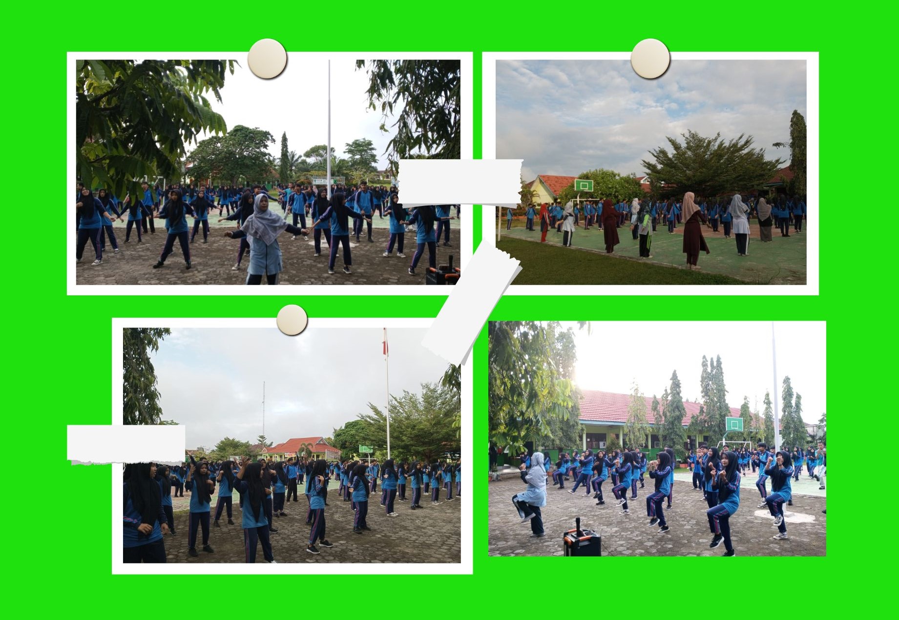 SENAM PAGI MENINGKATKAN SEMANGAT DAN KEBUGARAN SISWA DAN GURU MAN 2 BUNGO