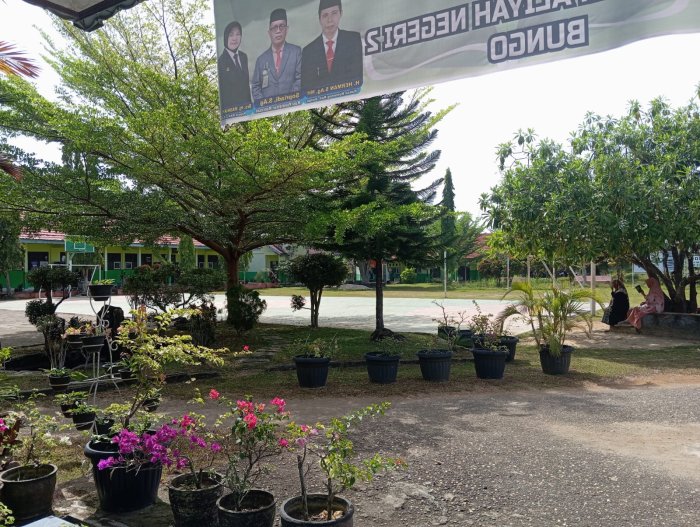 MAN 2 Bungo Bungo Wujudkan Madrasah ASRI Lewat Kepedulian terhadap Kebersihan dan Keindahan Lingkungan