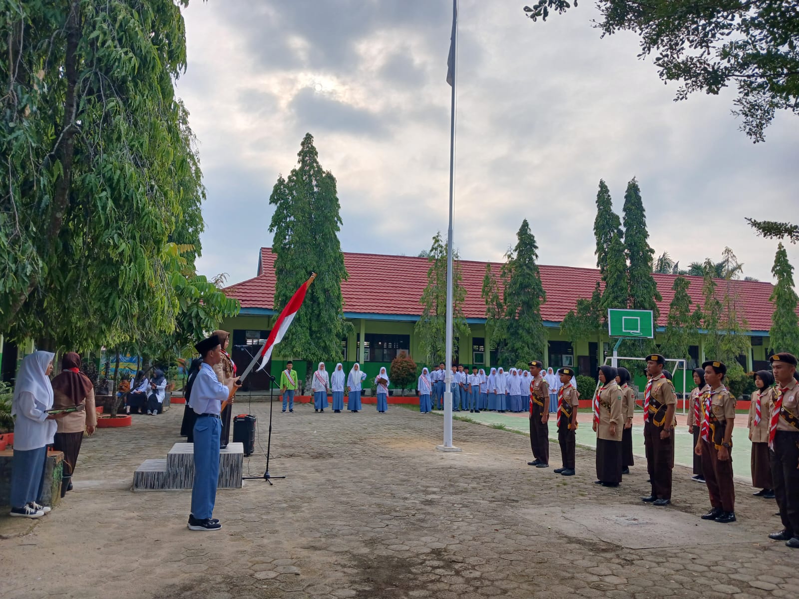 18 Anggota Pramuka Penegak Pangkalan MAN 2 Bungo telah Dilantik Menjadi Pramuka Garuda