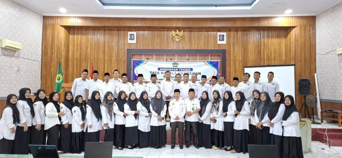 Ibu Darmawati, S.Pd Wakili MAN 2 Bungo Ikuti Bimtek Tata Kelola Kearsipan 2026 di Kemenag Bungo