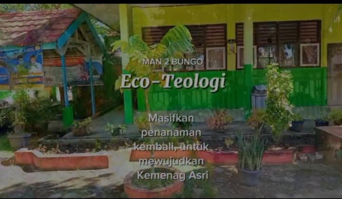 MAN 2 Bungo Ikuti Lomba Kantor Ideal Berbasis Eco-Teologi Kemenag Asri