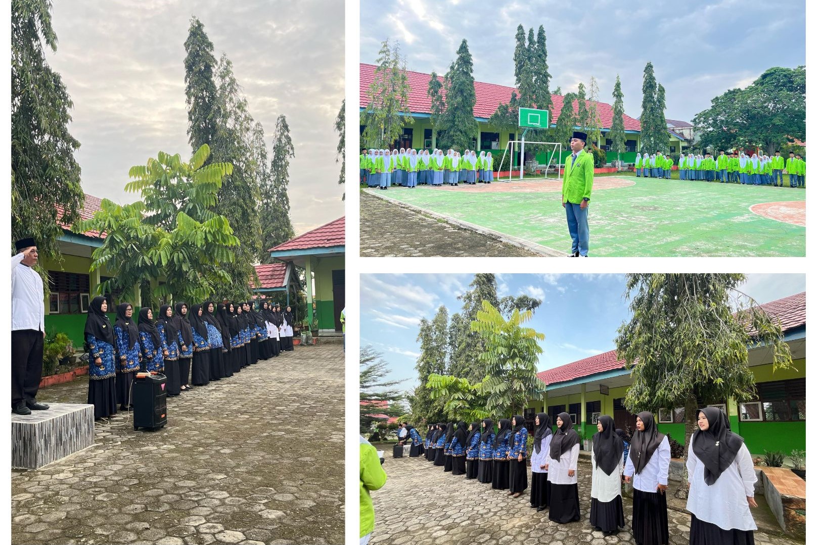 MAN 2 Bungo Rutin Laksanakan Upacara Bendera Setiap Tanggal 17 Tiap Bulannya